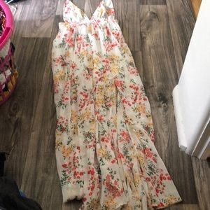 Long floral dress